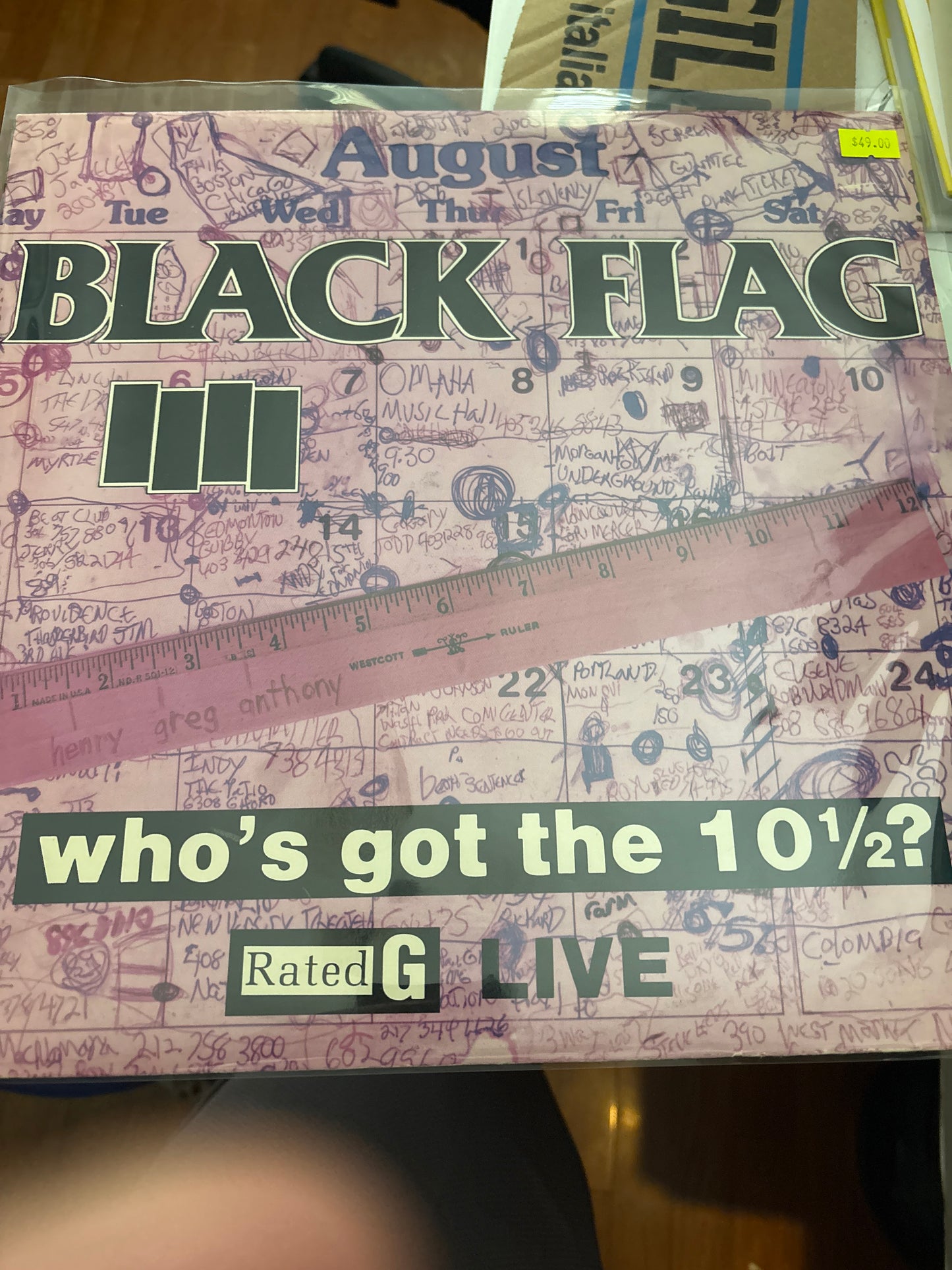 Black Flag - who’s got the 10 1/2?