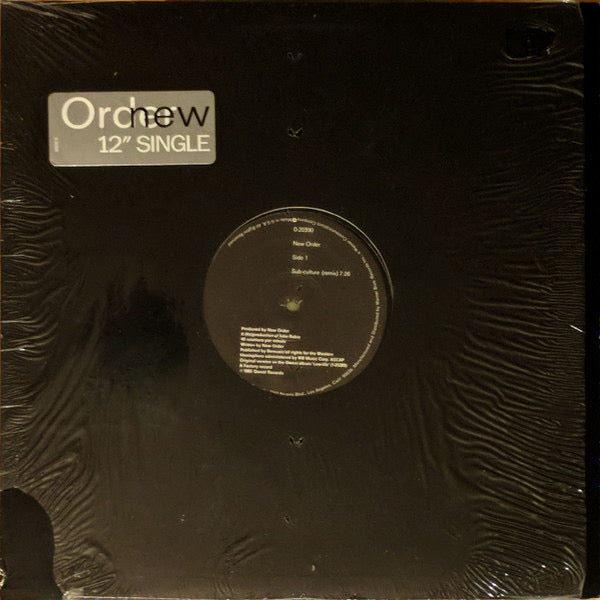 New Order- Subculture 12” - Vyle Vinyl