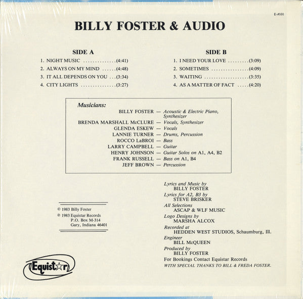 Billy Foster & Audio