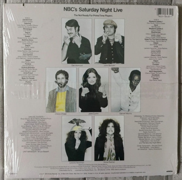 Saturday Night Live - The Not Ready For Primetime Players.