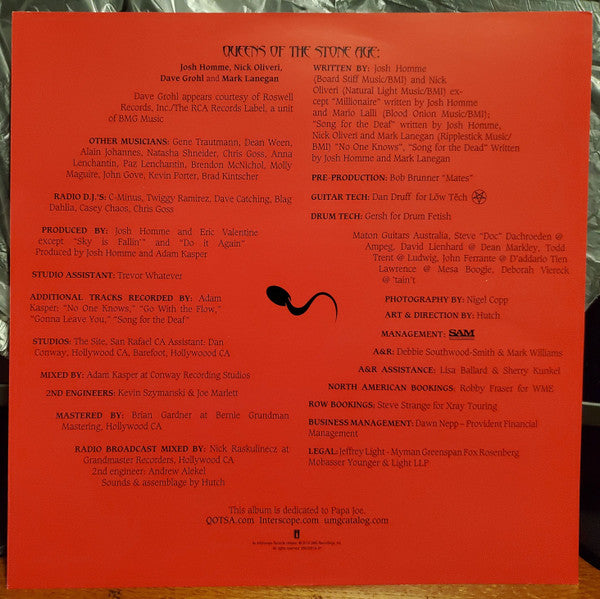 Songs For The Deaf Discogs image 5
