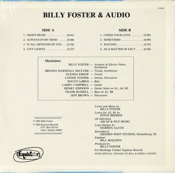 Billy Foster & Audio - Vyle Vinyl