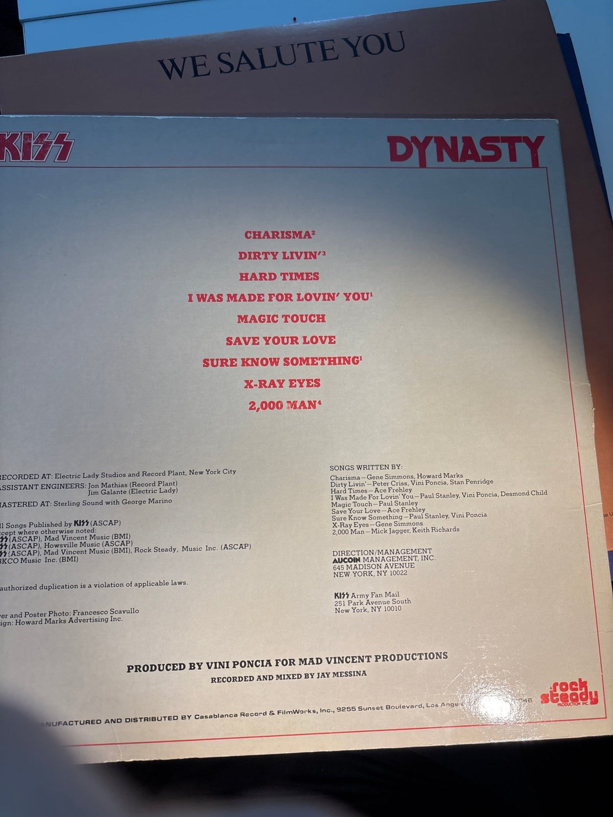 Kiss - Dynasty - Vyle Vinyl