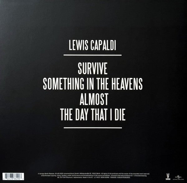 Lewis Capaldi - Survive - Vyle Vinyl