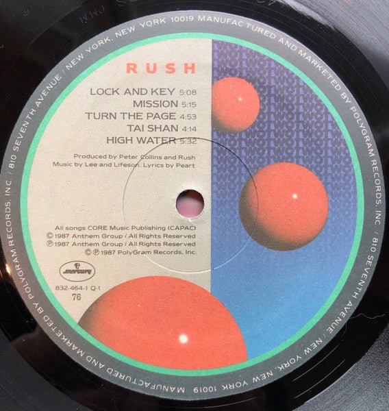 Rush - Hold Your Fire (LP) - Vyle Vinyl