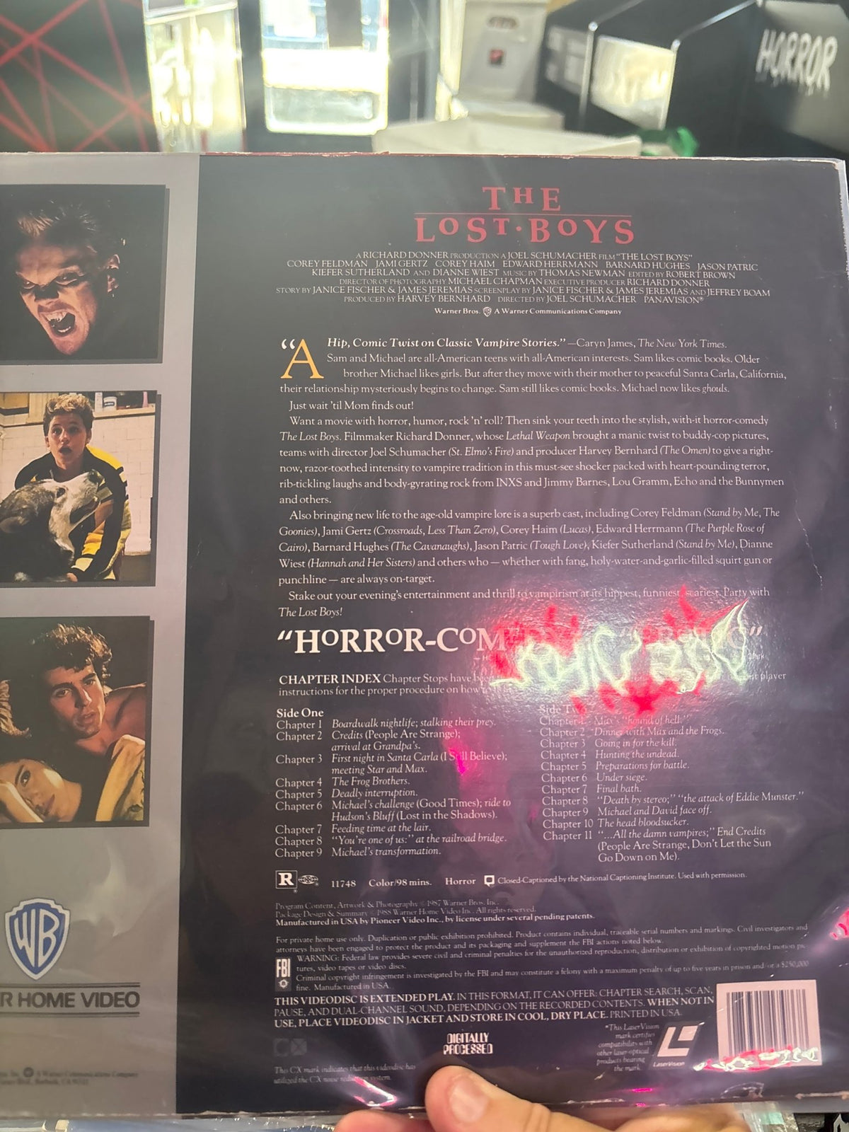 The Lost Boys Laserdisc - Vyle Vinyl