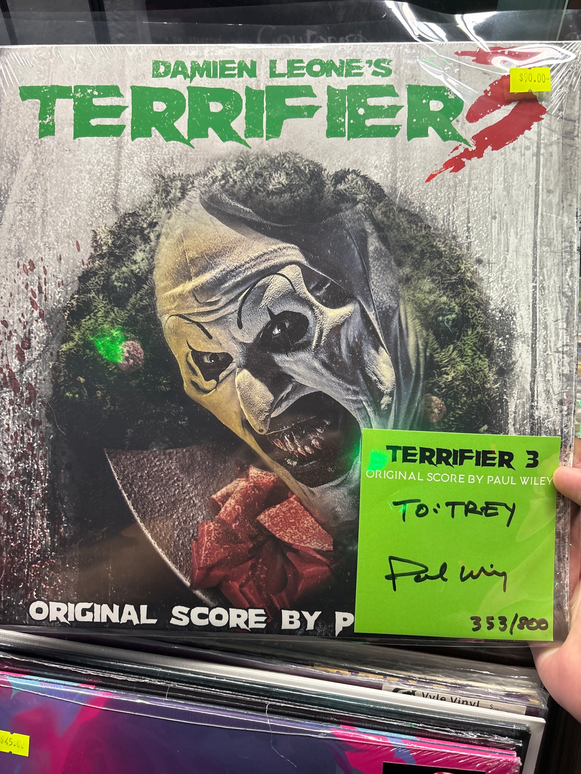 Terrified 3 - Soundtrack Signed 