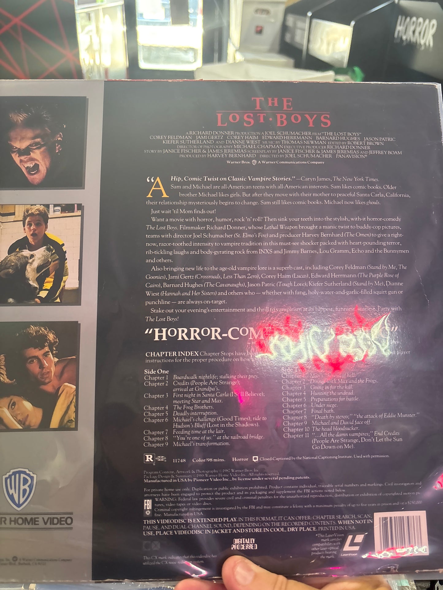 The Lost Boys Laserdisc