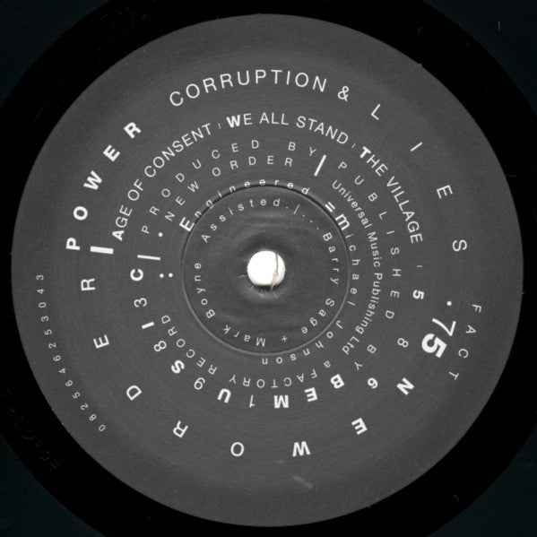 New Order - Power, Corruption, and Lies