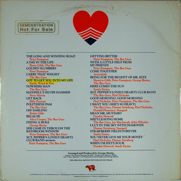 Sgt. Pepper’s Lonely Hearts Club Band - Soundtrack