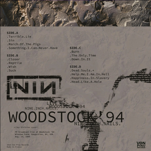 Nine Inch Nails - Woodstock ‘94