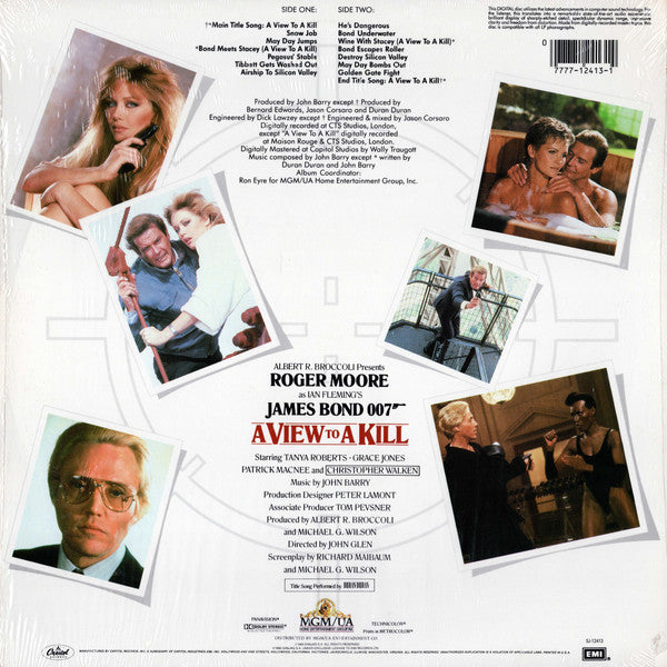 James Bond - A View To A Kill - Motion Picture Soundtrack