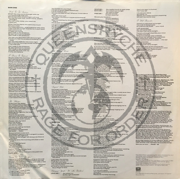 Queensrÿche - Rage For Order