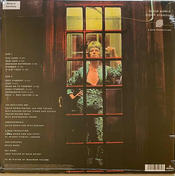 David Bowie - Ziggy Stardust And The Spiders From Mars