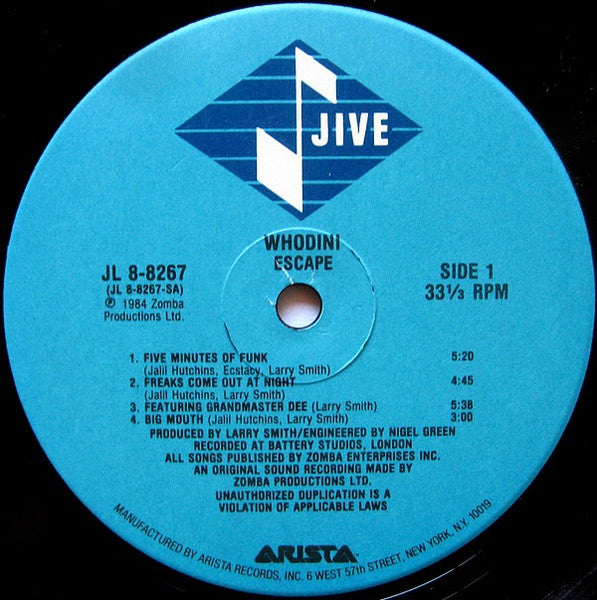 Whodini - Escape