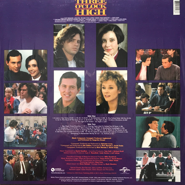 Three O’Clock High - Motion Picture Soundtrack