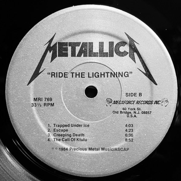 Ride The Lightning Discogs image 4