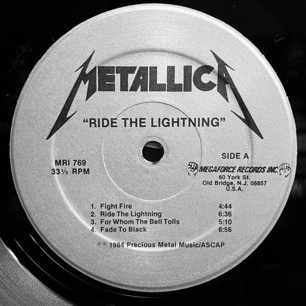 Ride The Lightning Discogs image 3