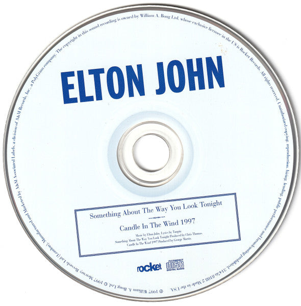Something About The Way You Look Tonight / Candle In The Wind 1997 Discogs image 3