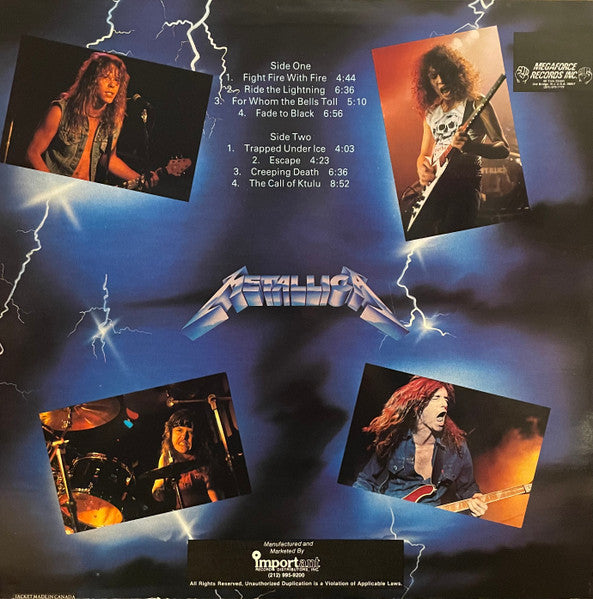 Ride The Lightning Discogs image 2