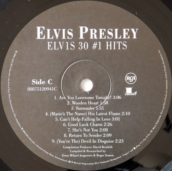 ELV1S 30 #1 Hits Discogs image 2