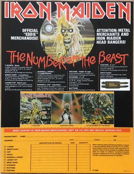 The Number Of The Beast Discogs image 7