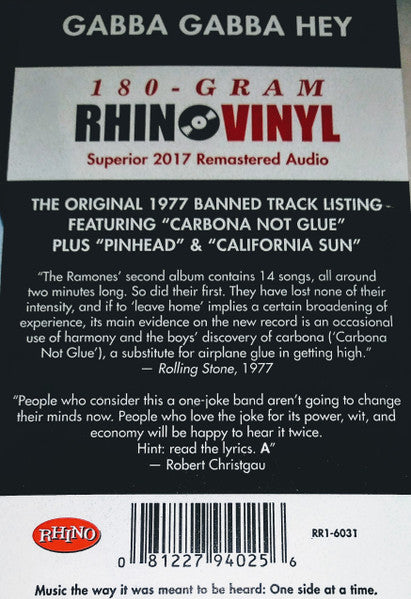 Leave Home Discogs image 7