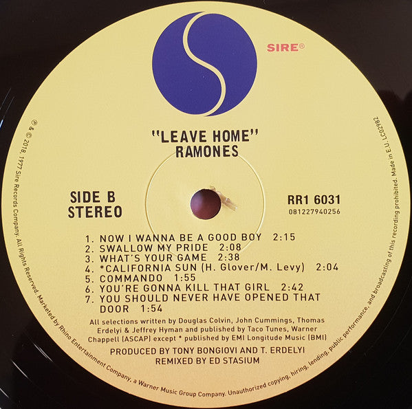 Leave Home Discogs image 4