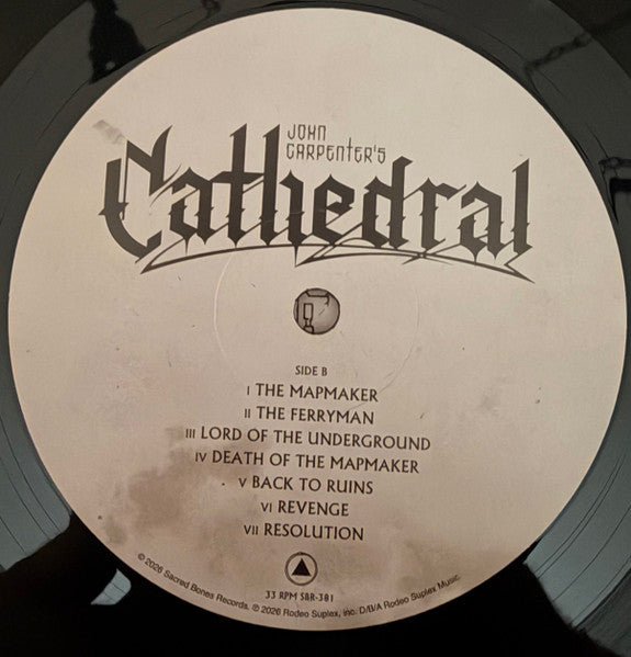 John Carpenter's Cathedral Discogs image 6