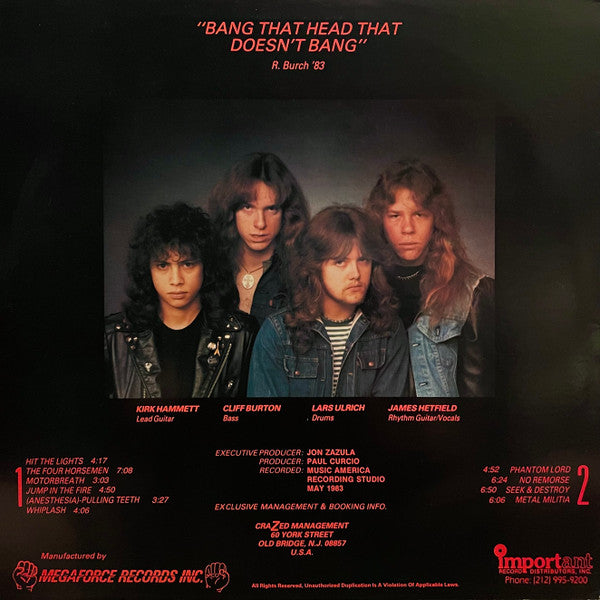 Kill 'Em All Discogs image 2