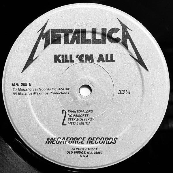 Kill 'Em All Discogs image 4