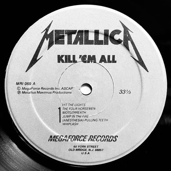 Kill 'Em All Discogs image 3
