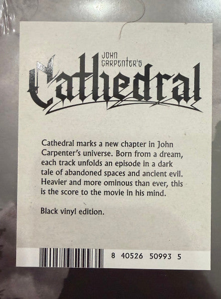 John Carpenter's Cathedral Discogs image 7
