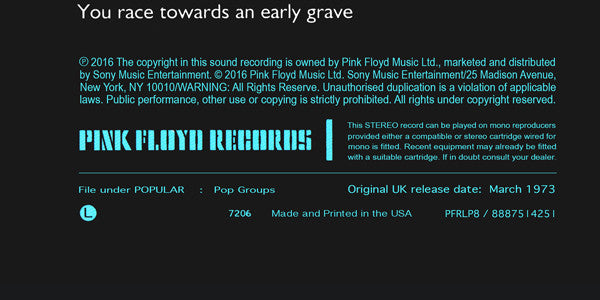 The Dark Side Of The Moon Discogs image 6