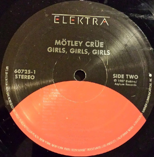Girls, Girls, Girls Discogs image 4