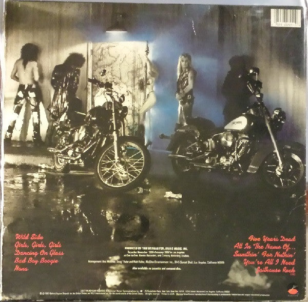 Girls, Girls, Girls Discogs image 2