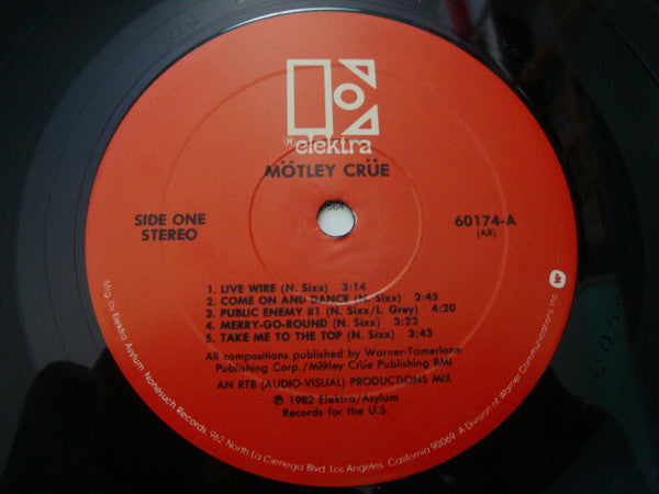 Too Fast For Love Discogs image 3
