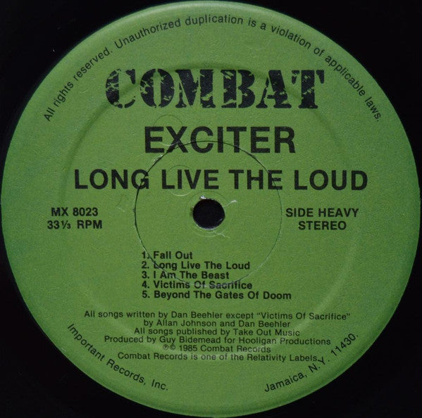 Long Live The Loud Discogs image 3