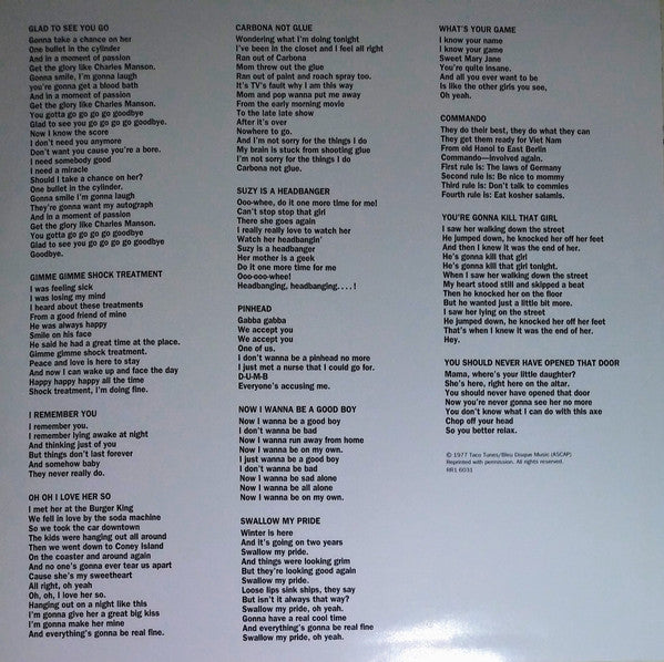 Leave Home Discogs image 6