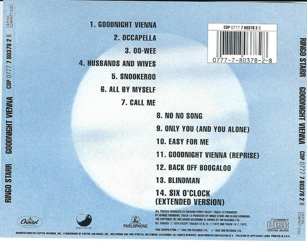Goodnight Vienna Discogs image 3