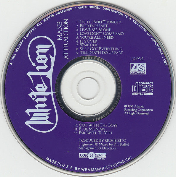 Mane Attraction Discogs image 3