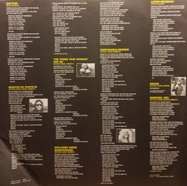 Master Of Puppets Discogs image 6
