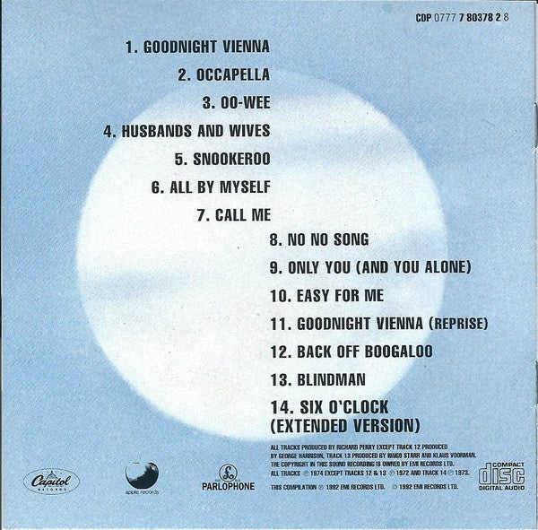 Goodnight Vienna Discogs image 2