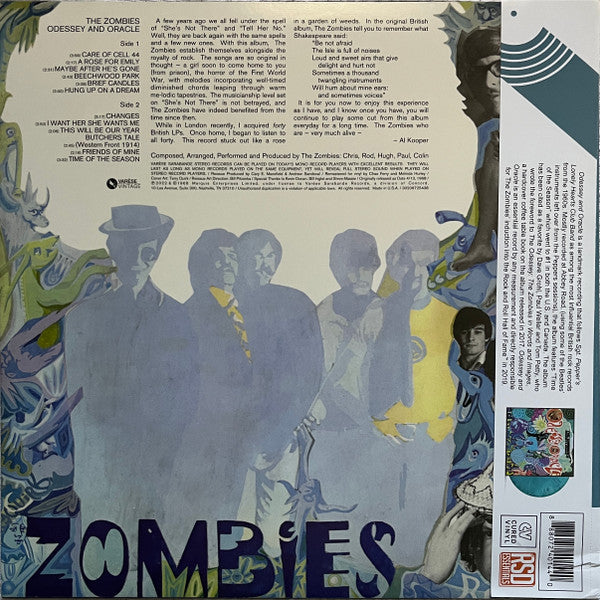 Odessey And Oracle Discogs image 2