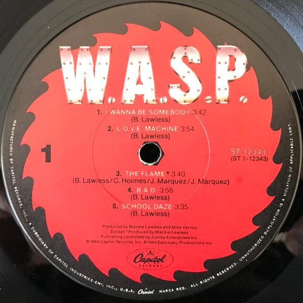 W.A.S.P. Discogs image 3
