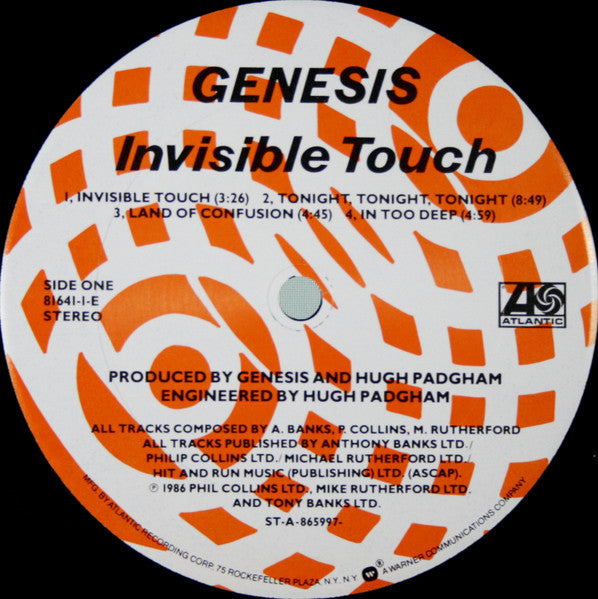 Invisible Touch Discogs image 3
