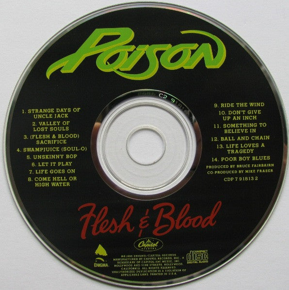 Flesh & Blood Discogs image 3