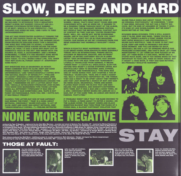 Slow, Deep And Hard Discogs image 4