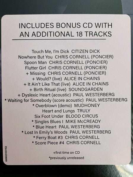 Singles (Original Motion Picture Soundtrack) Discogs image 3
