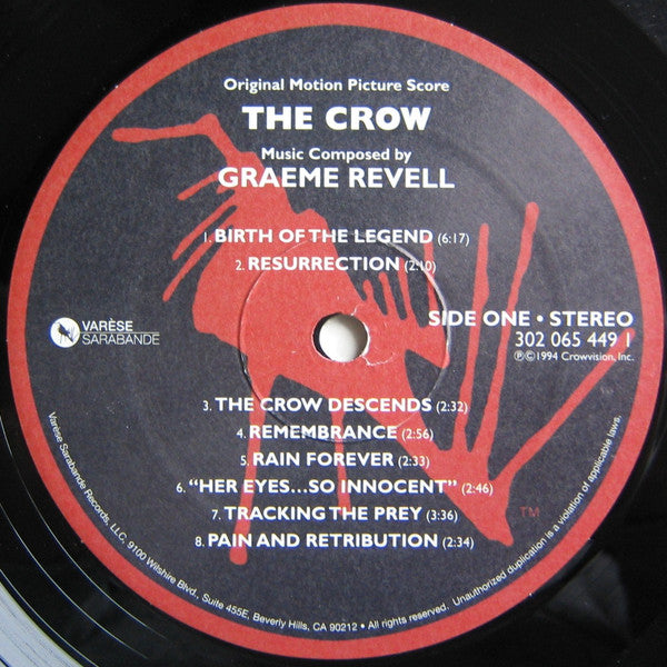 The Crow (Original Motion Picture Score) Discogs image 6